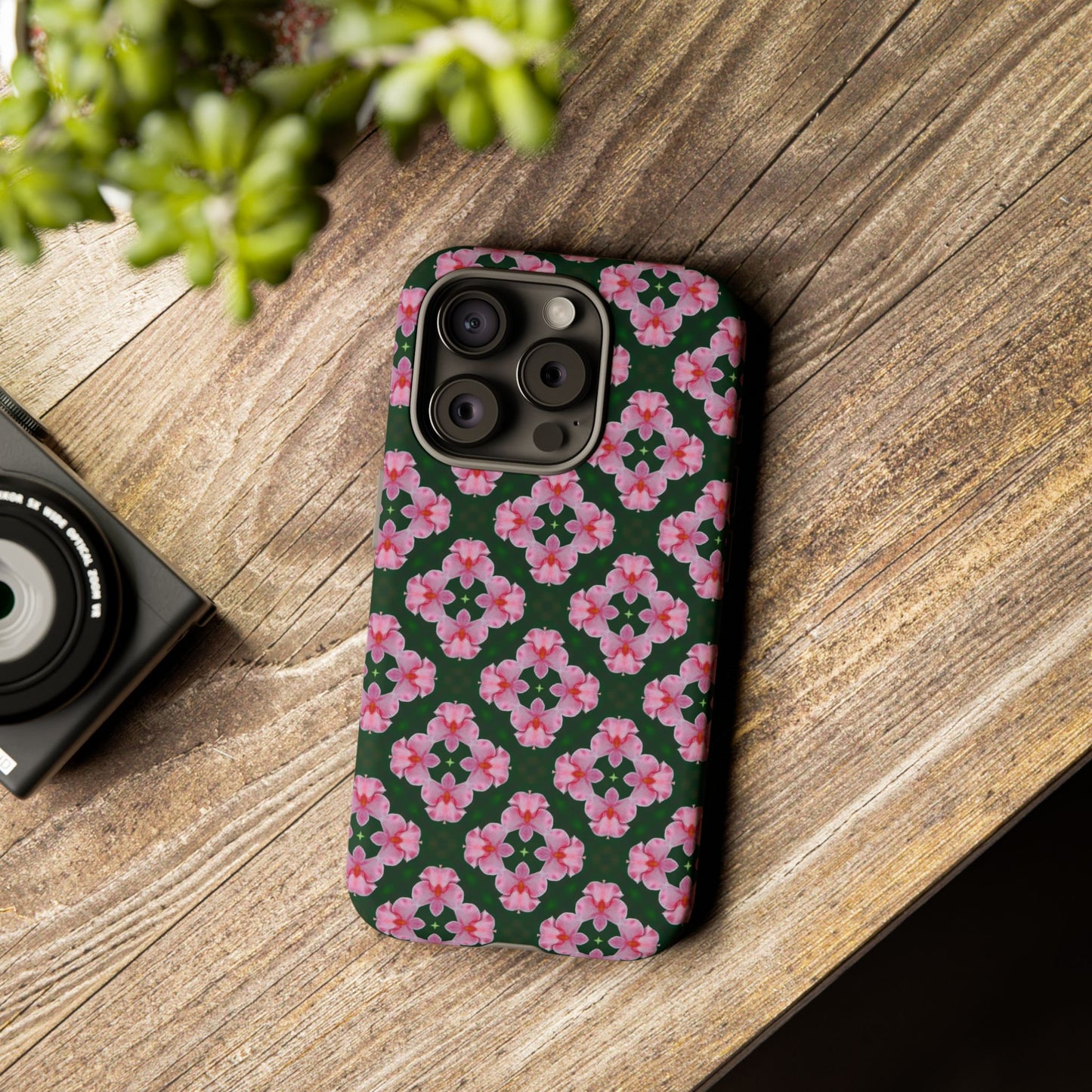 Tough Cases - Floral Phone Case, Stylish Protective Cover for Women, Gift Idea for Birthdays, Unique Floral Design, Trendy Tech Accessory