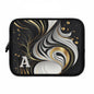 Elegant Personalized Laptop Sleeve, Art-Inspired Tech Case, Gift for Students, Professionals, Custom Monogram Sleeve, Stylish Gadget Cover