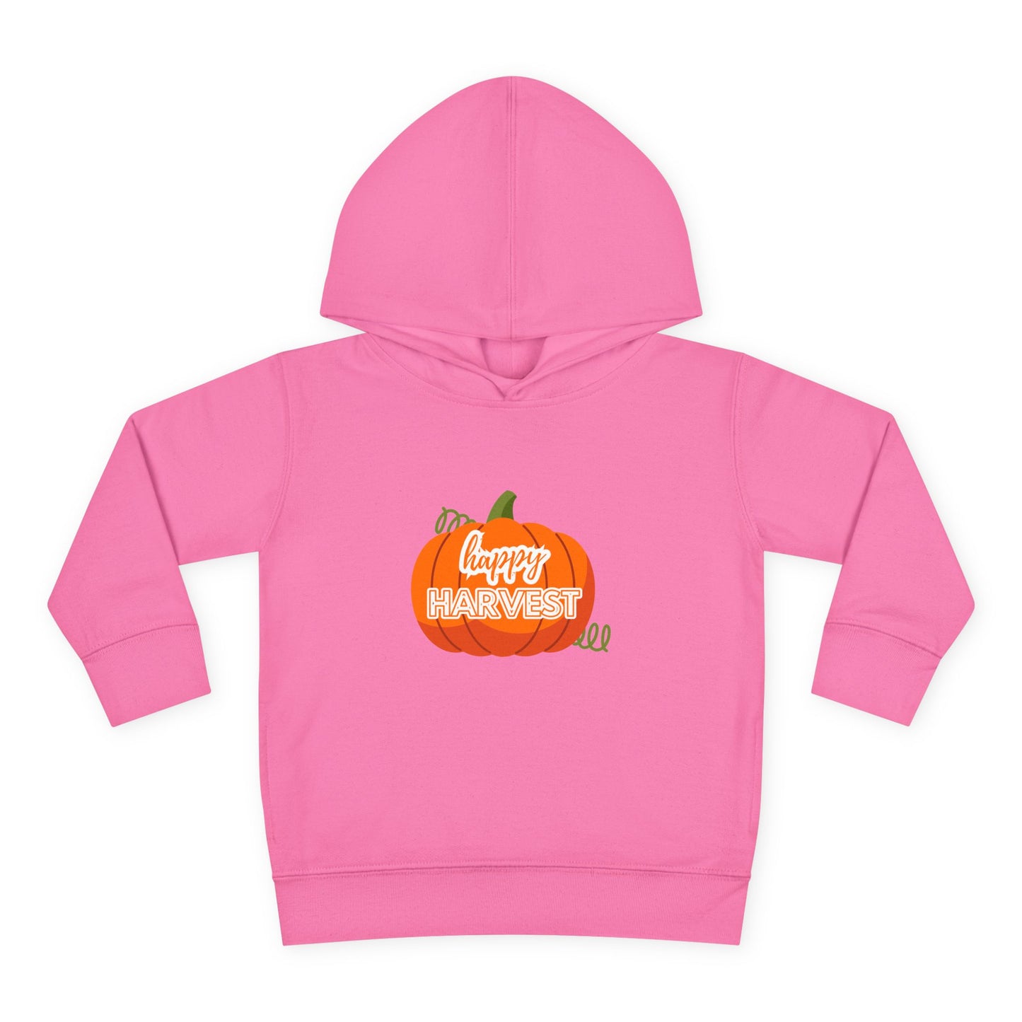 Toddler Happy Harvest Pullover Hoodie, Fall Kids Sweatshirt, Pumpkin Hoodie, Thanksgiving Gift, Cozy Autumn Wear