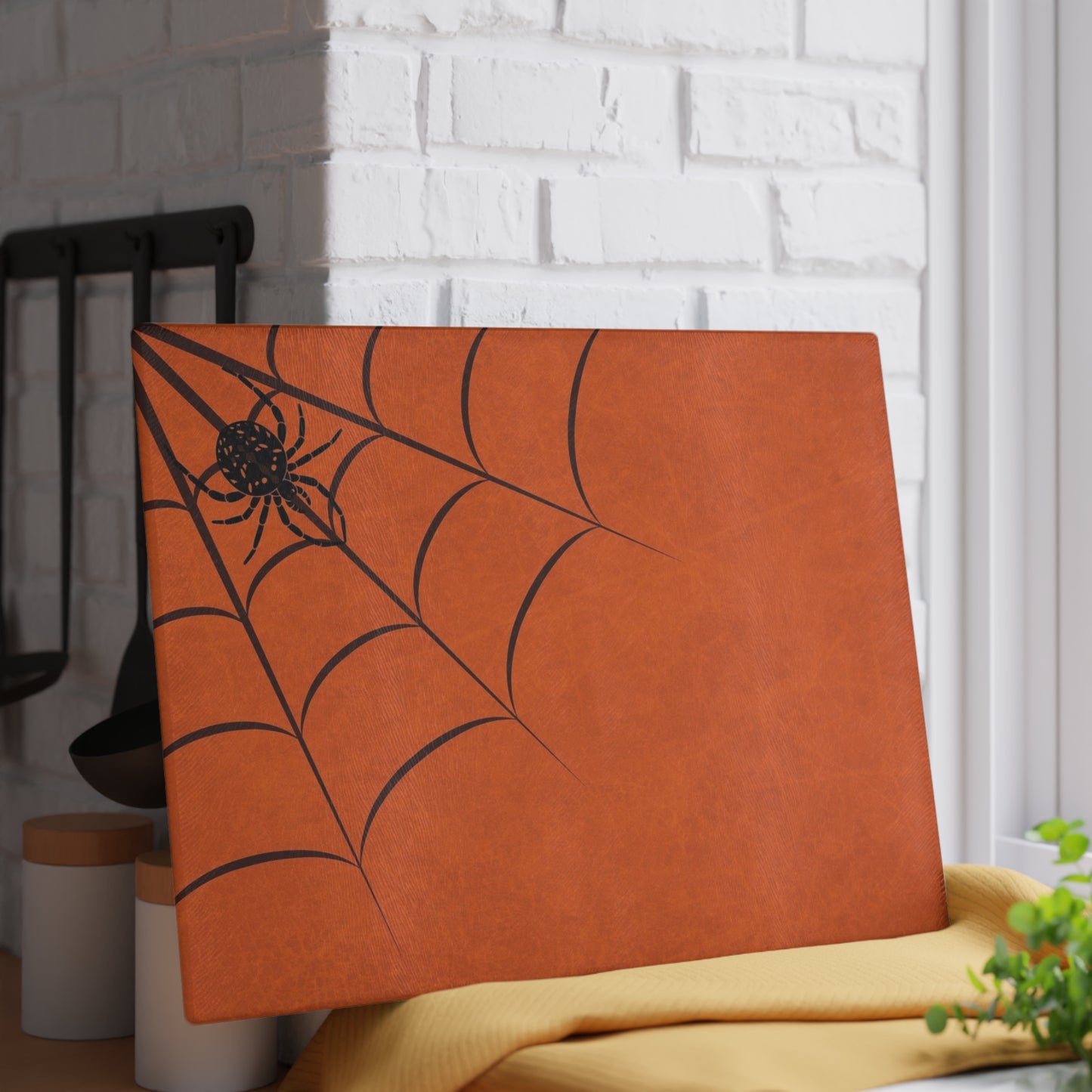 Spooky Spider Glass Cutting Board | Halloween Kitchen Decor, Fall Home Essentials, Unique Gift for Chefs, Decorative Cooking, Spider [...]