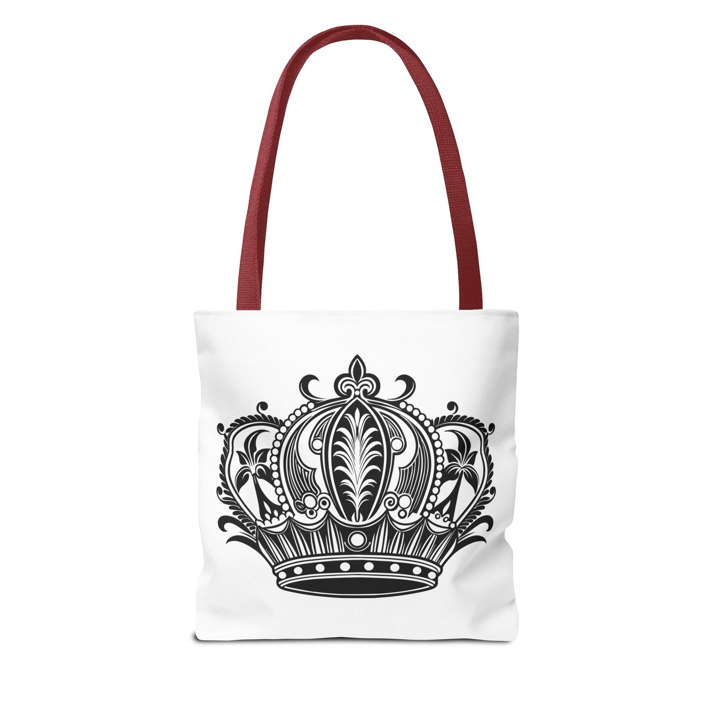 Crown Design Tote Bag, Royal Style Shopping Tote, Chic Grocery Bag, Gift for Her, Fashionable Accessories