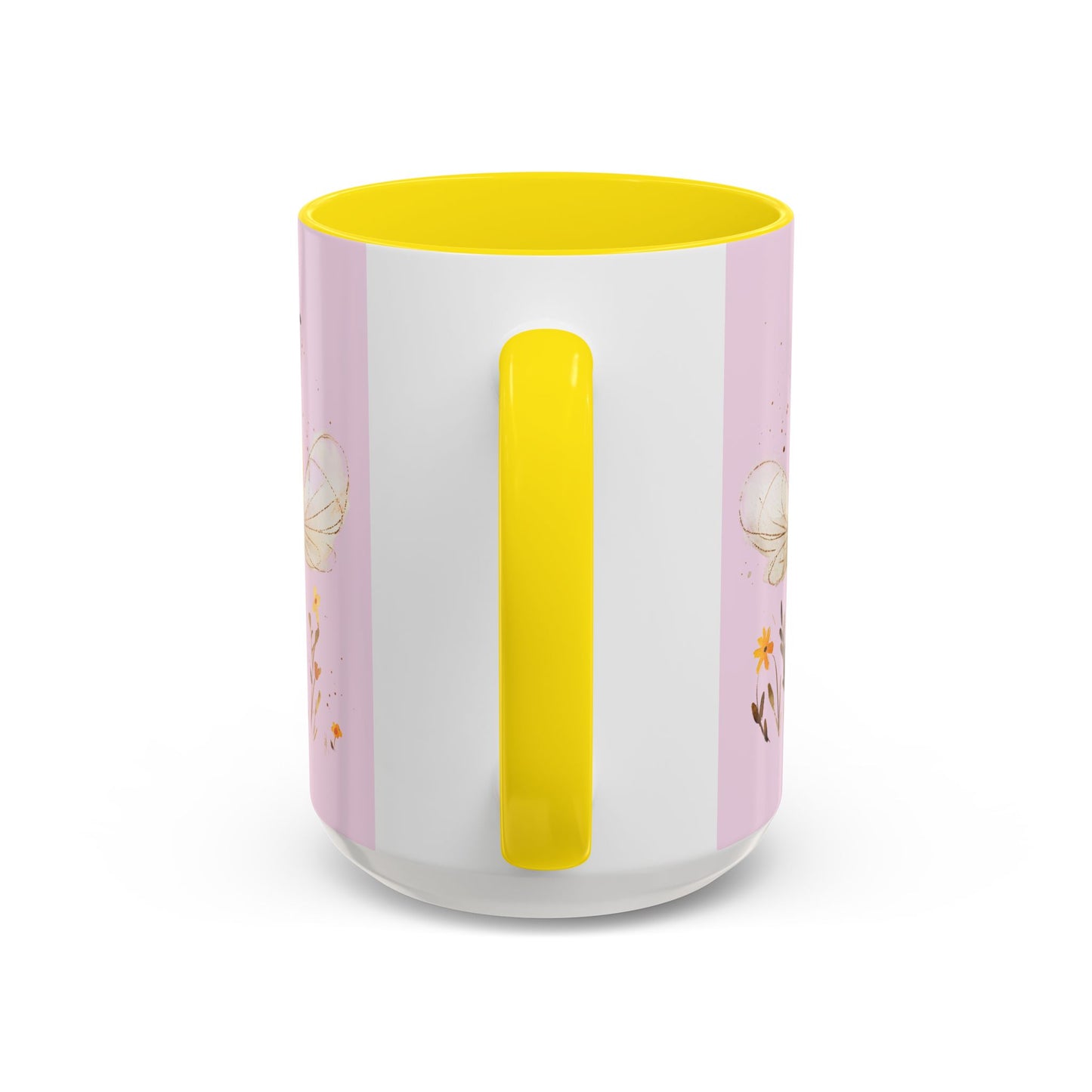 Cute Bee Accent Coffee Mug for Nature Lovers, Fun Bee Design, Gift for Friends, Bee Themed Kitchenware, Bee Lover's Mug