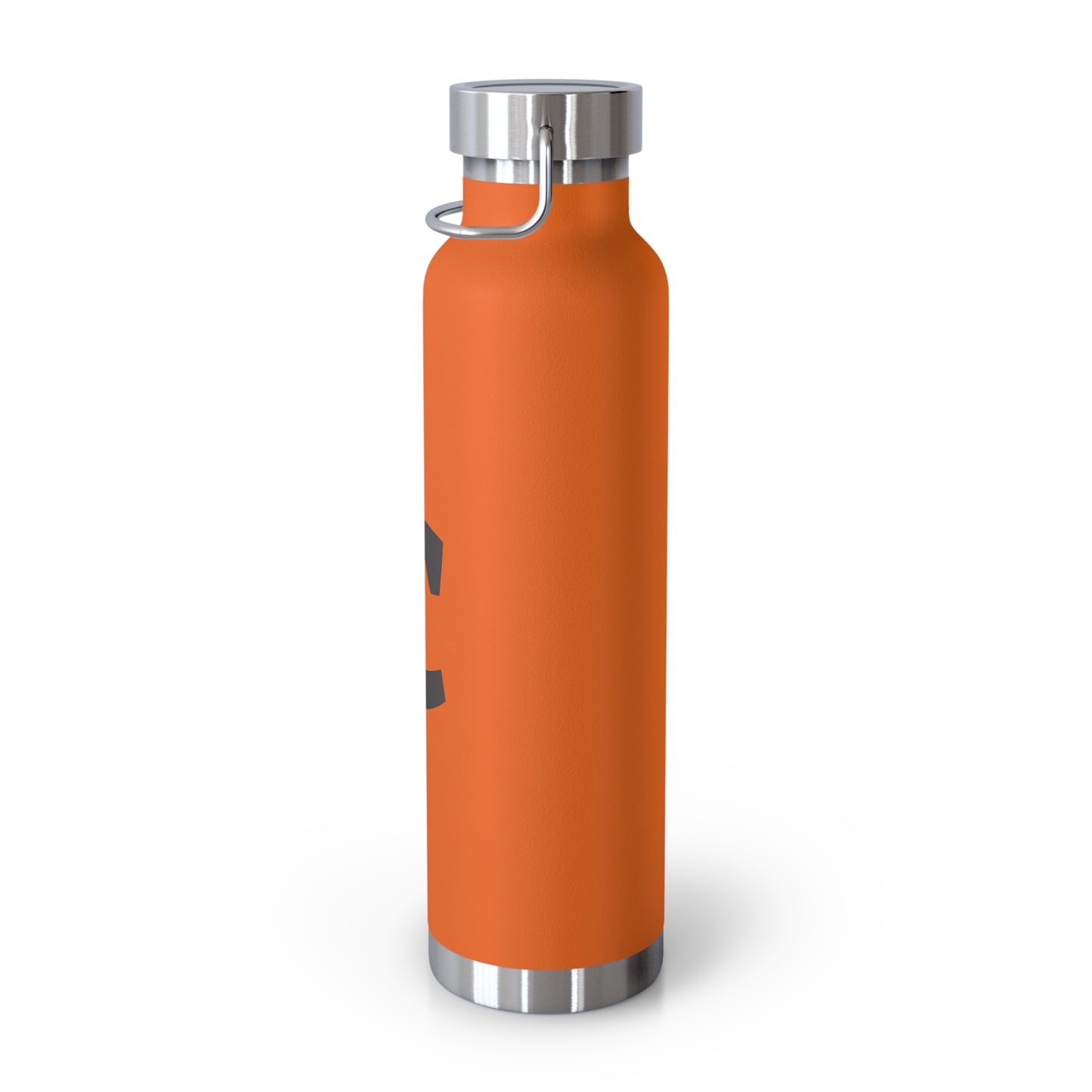 Personalized Copper Insulated Water Bottle, 22oz - "C" Custom Monogram, Travel Mug, Fitness Bottle, Hydration Gift, Eco-Friendly