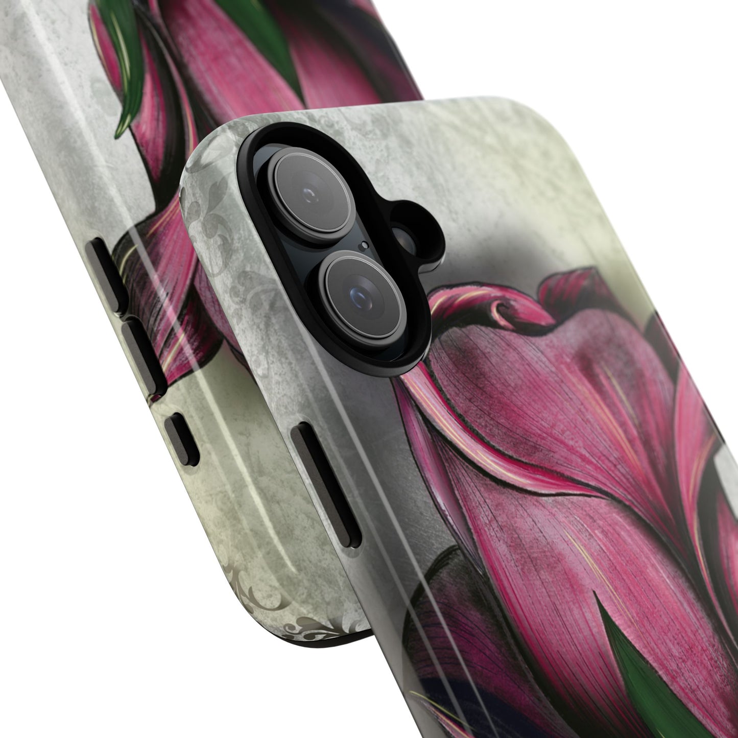Rose Phone Case – Tough Cases, Floral Phone Cover, Gift for Her, Minimalist Design, Nature Lover's Accessory, Birthday Gift Idea