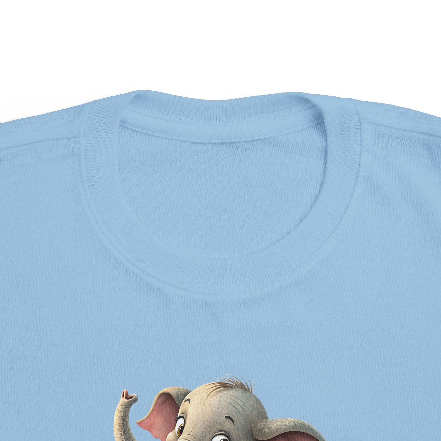 Cute Elephant Toddler Tee, Fun Summer Shirt, Kids Beachwear, Adorable Gift for Ages 2-5, Playful Animal Apparel