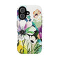 Floral Watercolor Magnetic Phone Case — Impact‑Resistant Protective Cover