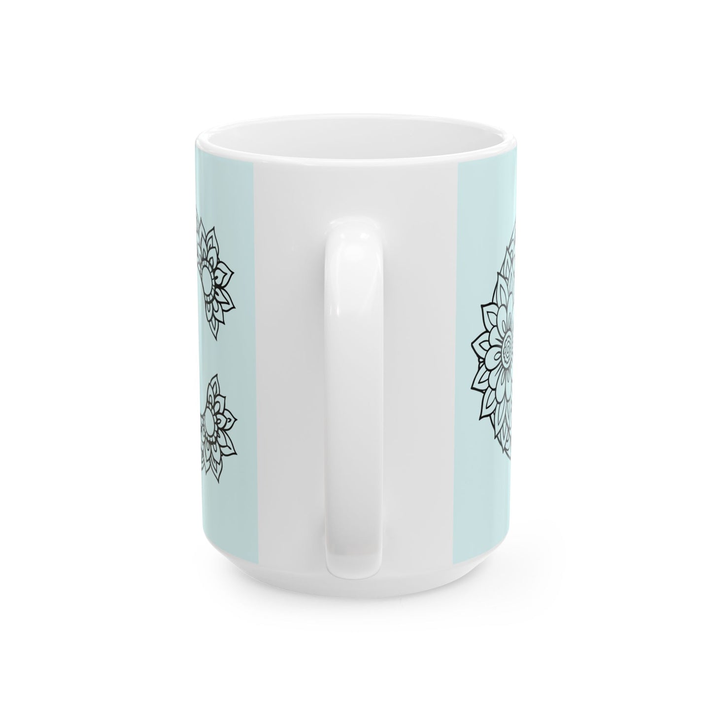 Copy of Mandala Design Ceramic Mug -Letter C Relaxing Gift for Tea Lovers, Coffee Enthusiasts, Home Decor, Perfect for Holidays, Zen Vibe