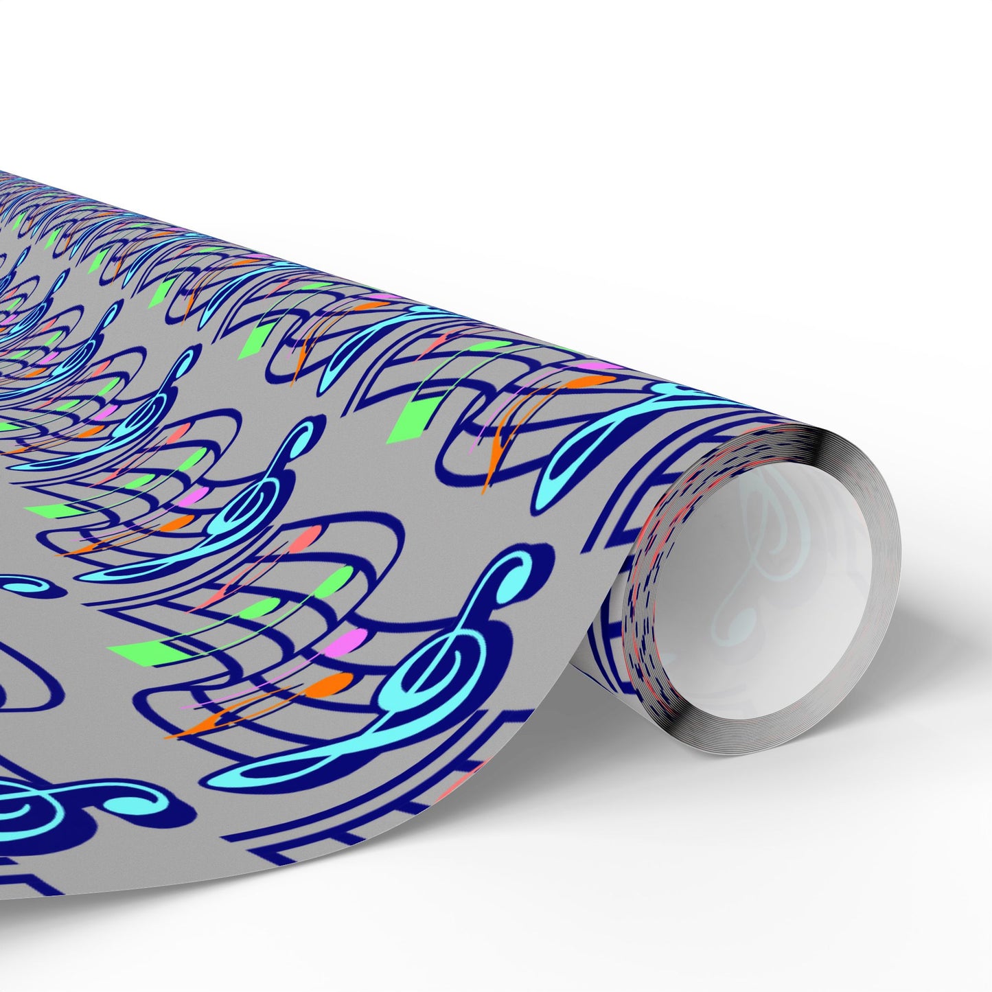 Musical Note Wrapping Paper, Fun Gift Wrap for Music Lovers, Birthday