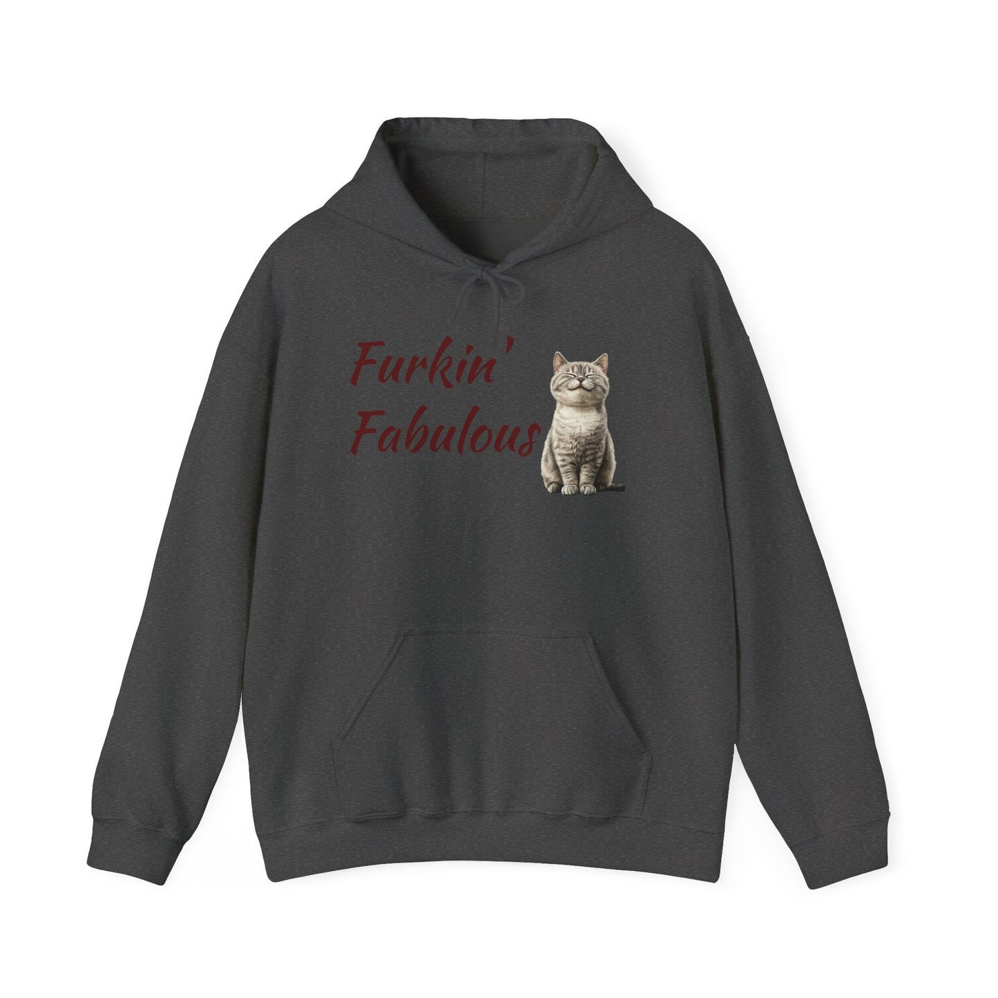 Furkin' Fabulous Cat Hoodie — Cute Kitten Graphic Sweatshirt
