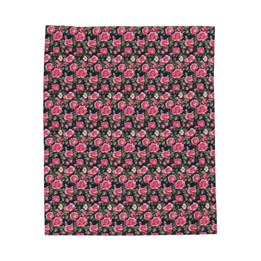 Floral Velveteen Plush Blanket, Cozy Throw for Home Decor, Perfect Gift for Mother's Day, Nursery, or Weddings, Soft Blanket for Any [...]
