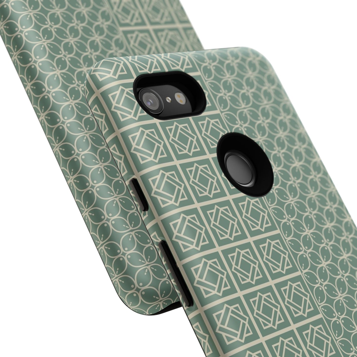 Stylish Phone Case with Geometric Patterns, Tough Cases, Durable Cell Phone Cover, Trendy Smartphone Accessory, Functional Gift Idea