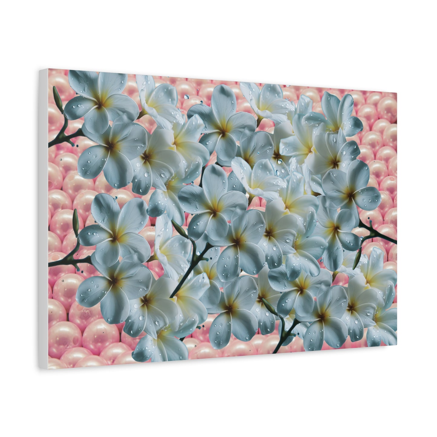 Floral Canvas Art Print - Elegant Home Decor, Botanical Wall Art, Gift for Her, Mother's Day Decoration, Vibrant Flower Artwork