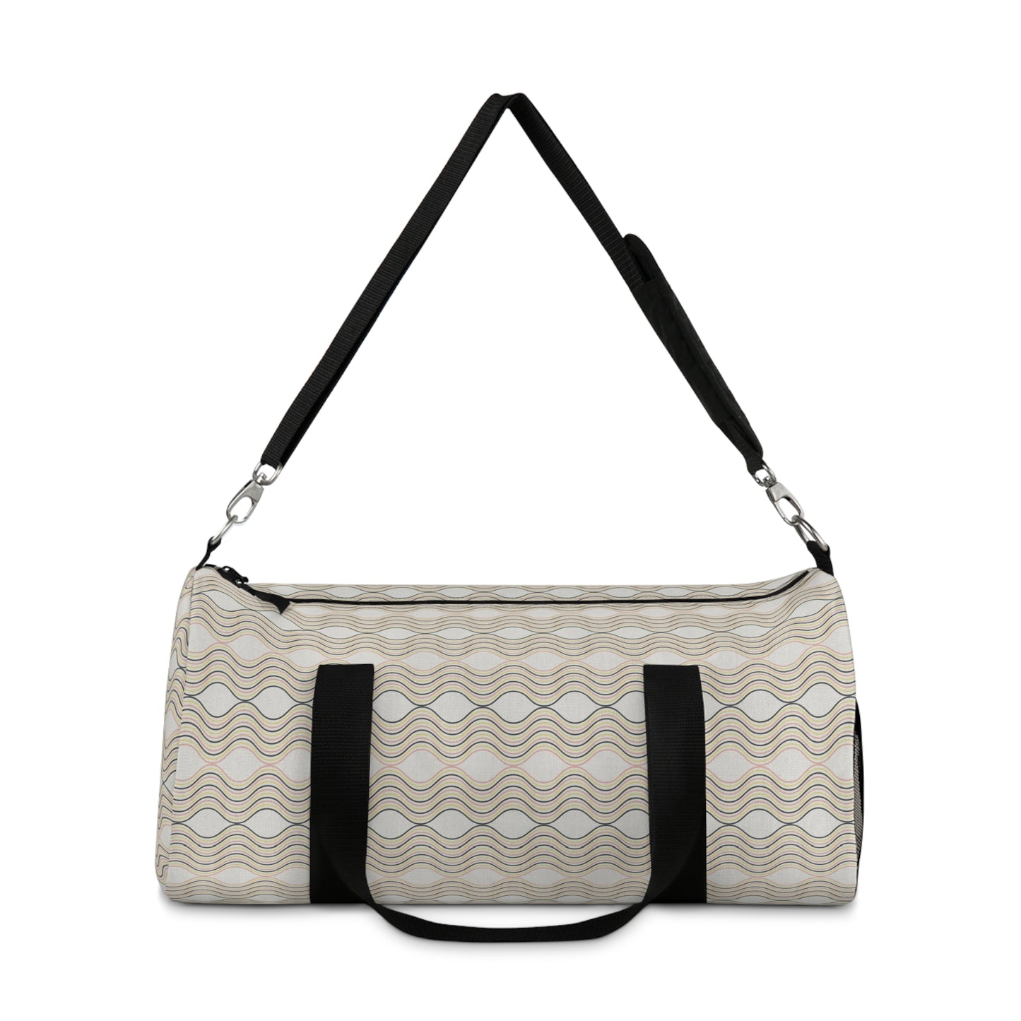 Stylish Wave Print Duffel Bag for Gym, Travel, Weekend Getaways, Stylish Duffel, Sport Bag, Travel Luggage, Fitness Gear