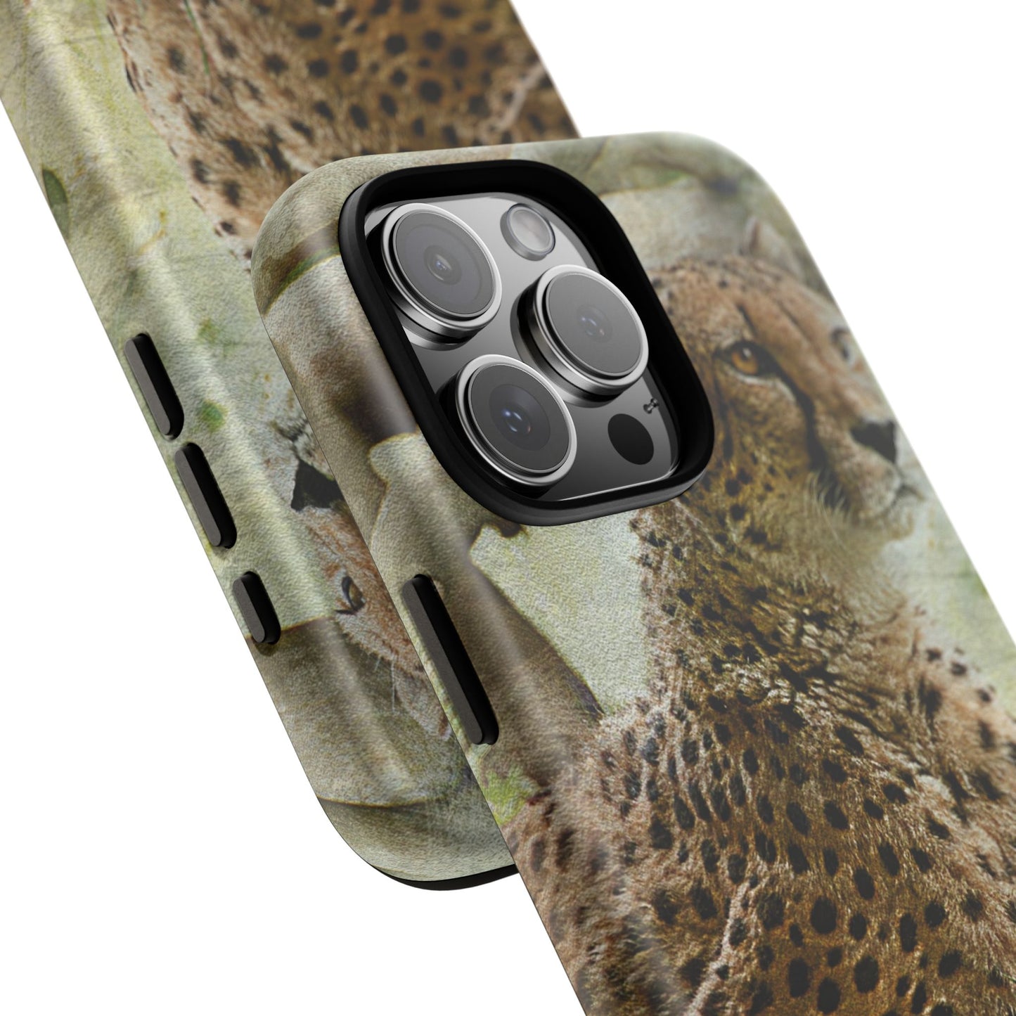 Cheetah Phone Case, Tough Cases, Animal Lover Gift, Wildlife Protection, Eco-Friendly Mobile Cover, Unique Phone Accessory