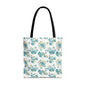 Floral Design Tote Bag | Reusable Shopping Bag, Beach Tote, Eco-Friendly Bag, Gift for Her, Travel Organizer