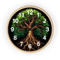 Nature-Inspired Tree Wall Clock, Home Decor, Eco-Friendly Gift, Rustic Aesthetic, Unique Timepiece, Woodland Theme