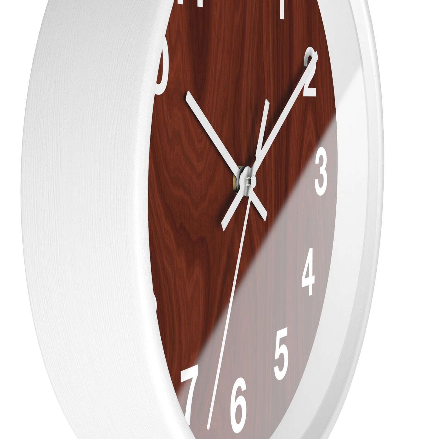 Rustic Wooden Wall Clock, Farmhouse Decor, Home Office Accessories, Gift for Her, Modern Minimalist Timepiece