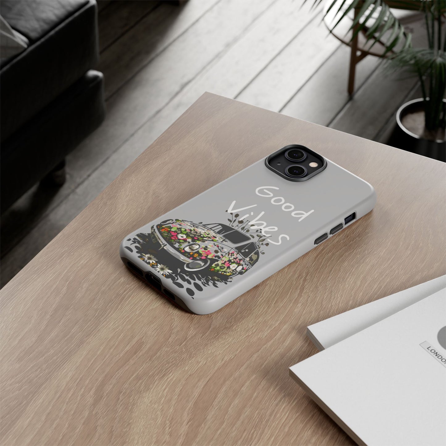 Floral Phone Case | Good Vibes, Phone Accessories, Gift for Her, Trendy Tech, Summer Vibes, Birthday Gift