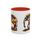 Elegant Elephant Accent Coffee Mug - Nature Lover Gift, Animal Lover Mug, Unique Home Decor, Wildlife Conservation, Travel Mug