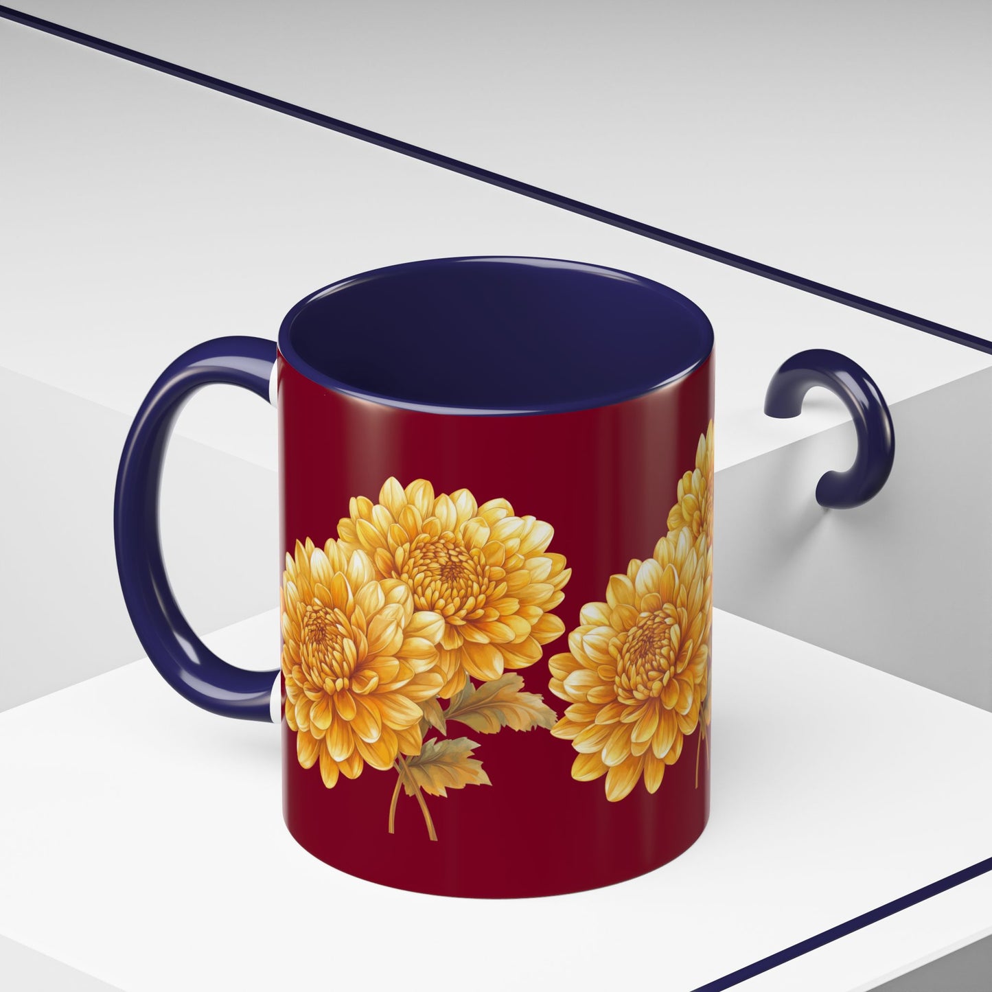 Beautiful Floral Accent Coffee Mug | Perfect Gift for Flower Lovers, Home Decor, Cozy Vibes, Mother’s Day, and Birthdays