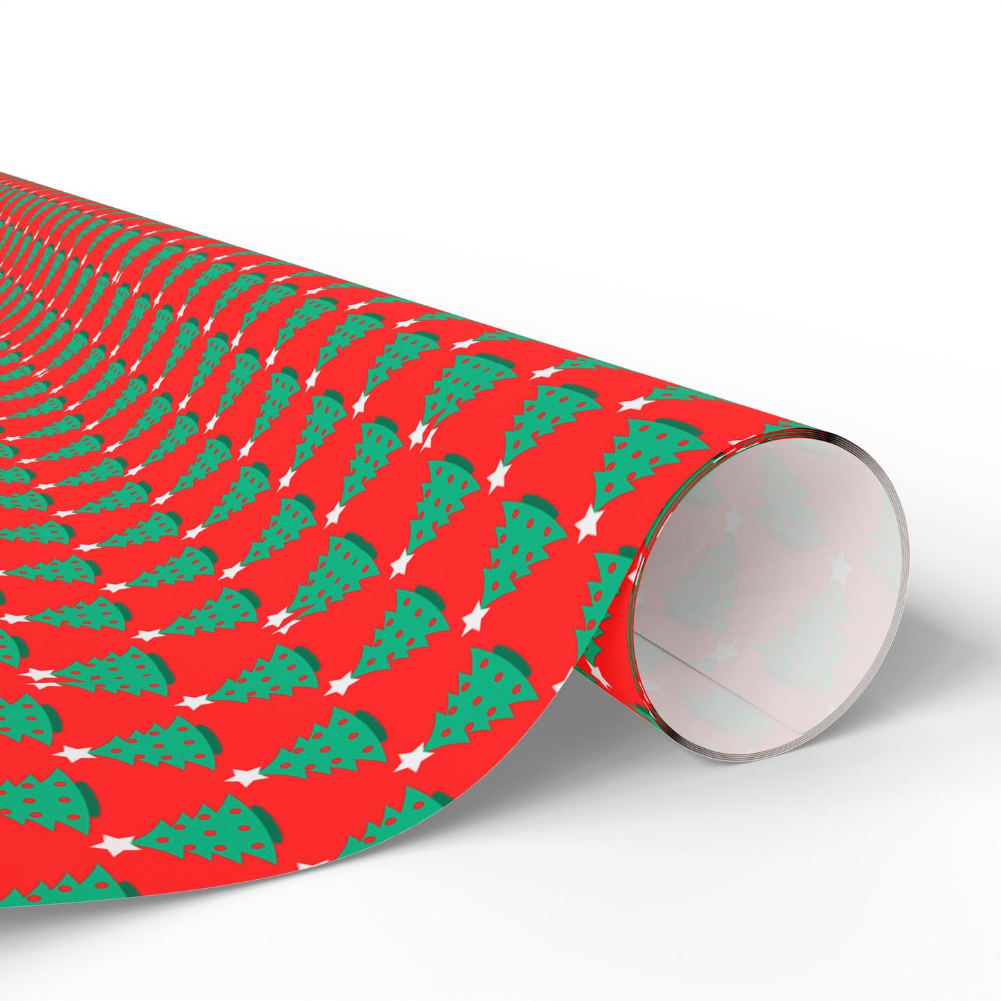 Festive Christmas Wrapping Paper, Holiday Gift Wrap, Cheerful Present Wrapping, Red and Green Tree Design, Holiday Parties, Christmas [...]