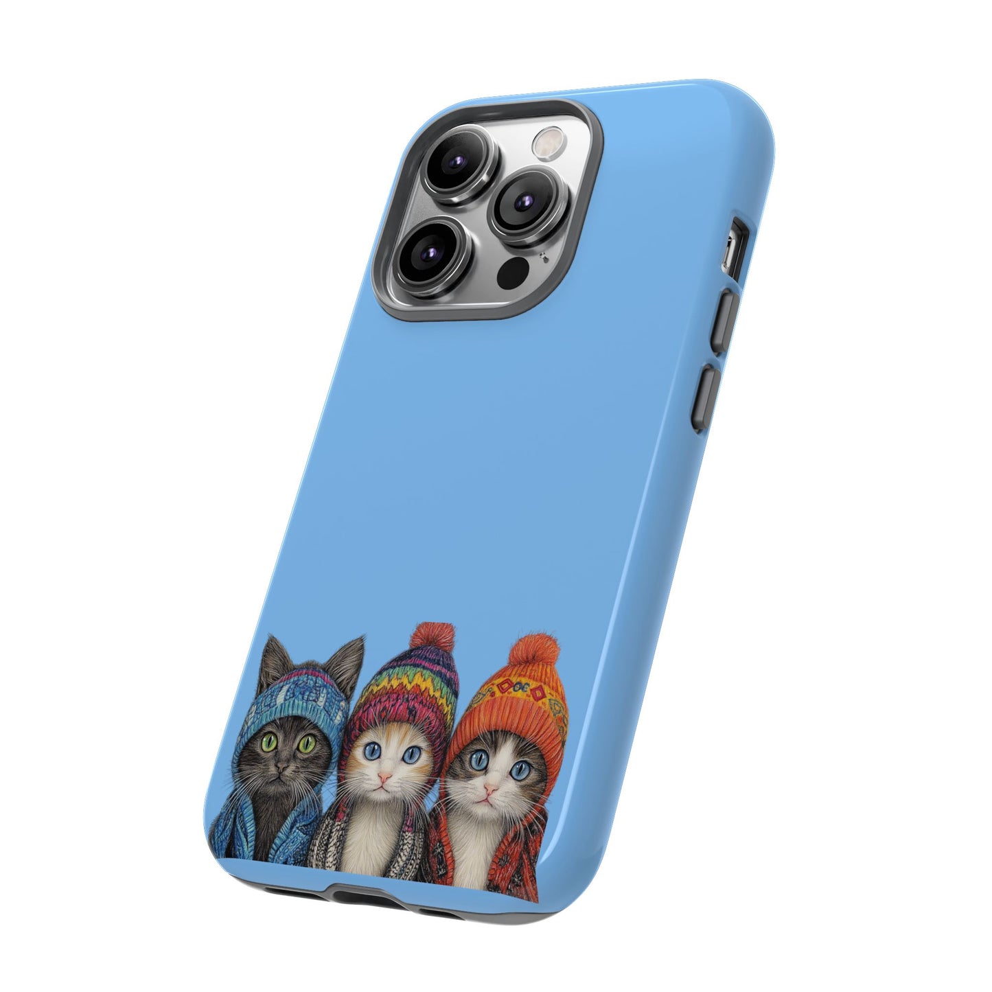 Cat-Themed Phone Case, Cute Cat Cases for Cat Lovers, Gifts for Cat Owners, Fun Cat Accessories, Holiday Present for Pet Lovers