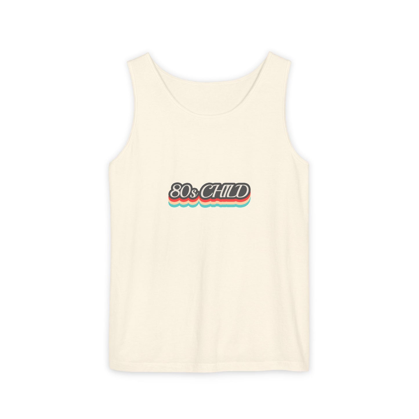 80s Child Unisex Tank Top | Retro Summer Wear, Vintage Style Shirt, Gift for 80s Lovers, Bohemian Fashion, Nostalgic Apparel