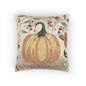 Autumn Pumpkin Woven Pillow | Fall Decor, Harvest Cushion, Cozy Home Accent, Thanksgiving Gift, Seasonal Pillow