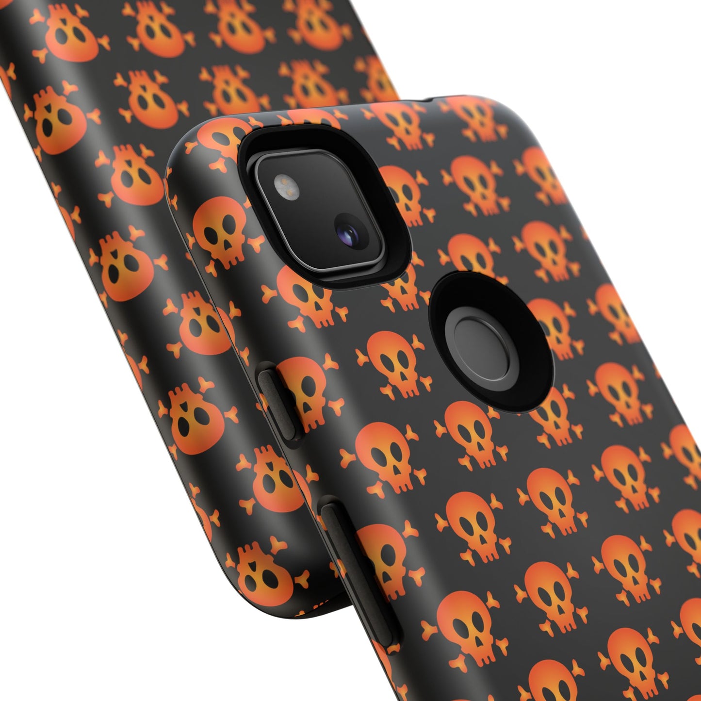 Halloween Skull Phone Case, Spooky Mobile Cover, Trick or Treat Accessory, Goth Gift, Skull Pattern Design