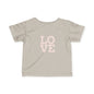 Infant Love Tee, Cute Baby Shirt, Toddler Love T-Shirt, Baby Gift, Playdate Outfit, Nursery Decor