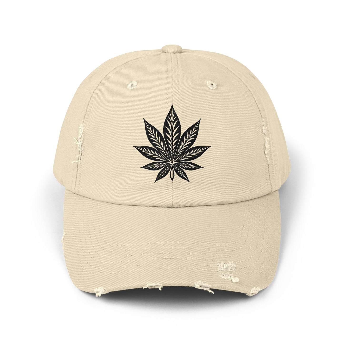 Distressed Embroidered Cap, Unisex Fashion Hat, Streetwear Accessory, Trendy Casual Wear, Gift for Him or Her