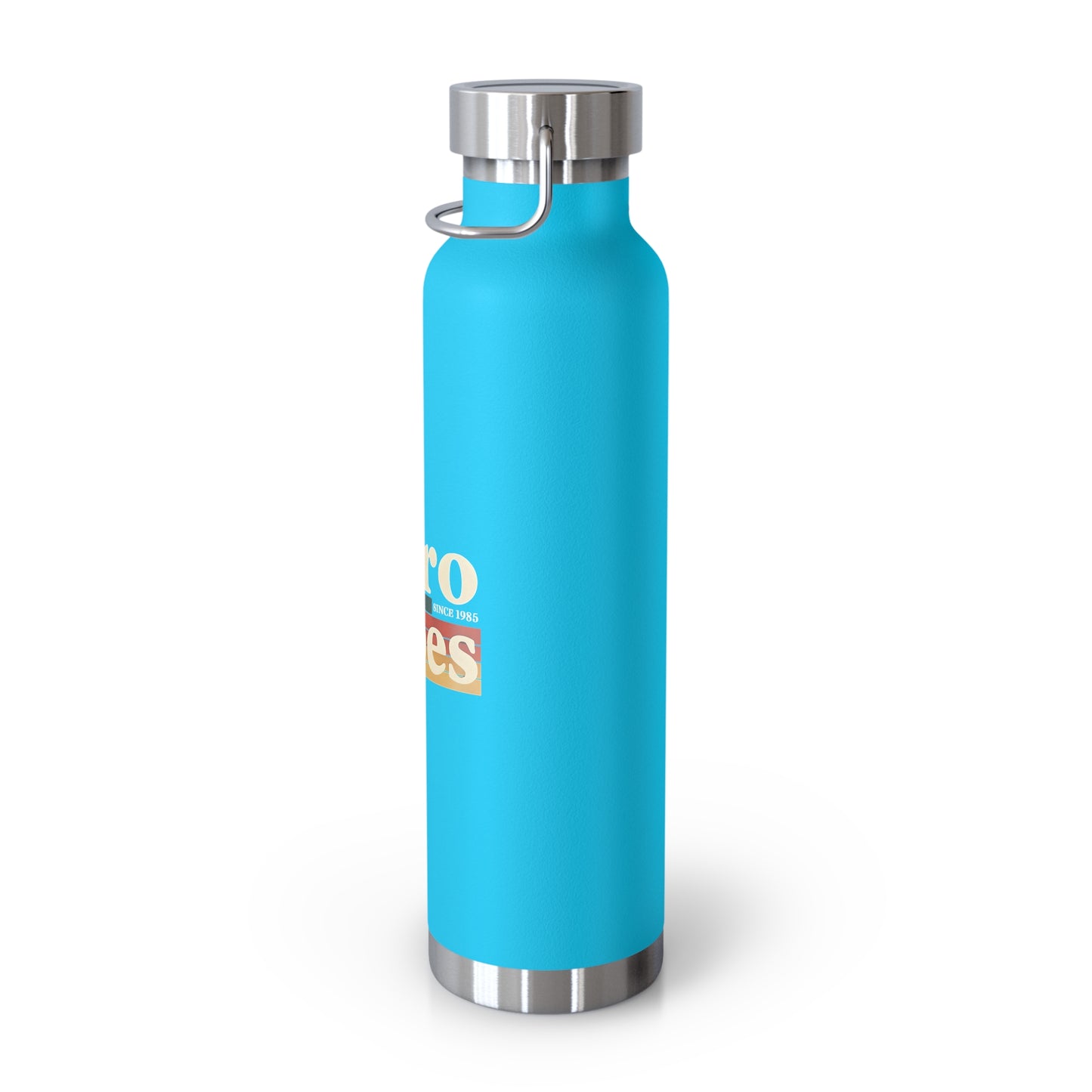 Retro Vibes Insulated Water Bottle, 22oz - Trendy Travel Flask, Stylish Hydration Gift for Fitness Lovers, Eco-Friendly Beverage Container