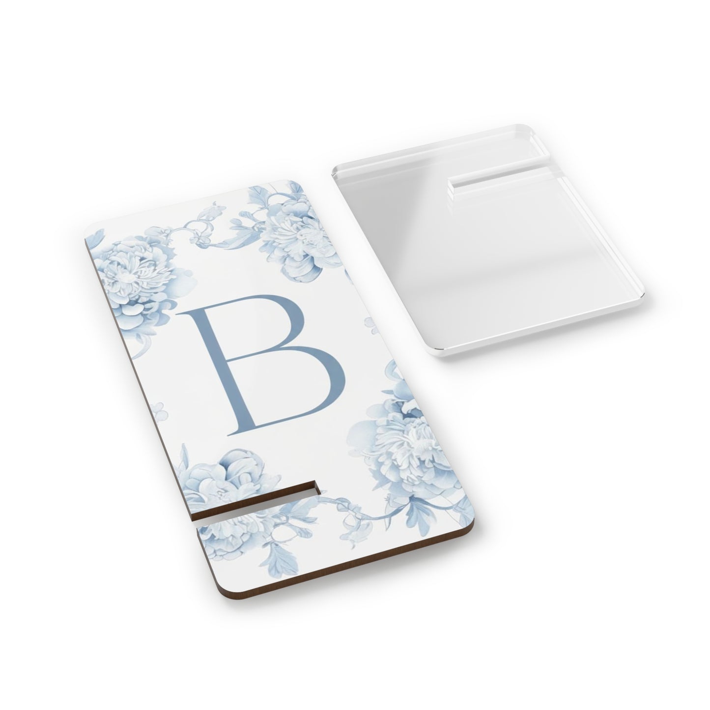 Elegant Smartphone Display Stand, Floral Phone Holder, Personalized Desk Organizer, Cute Gift for Her, Home Office Decor