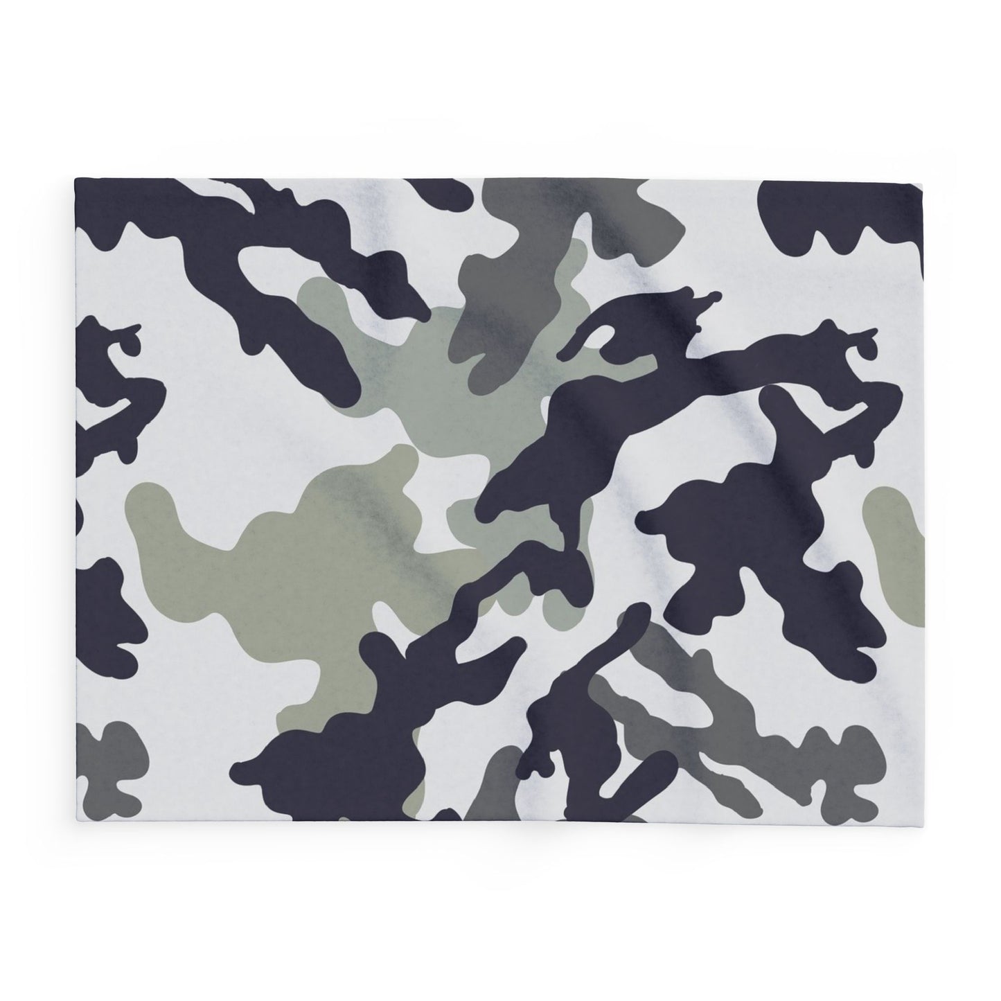 Cozy Camouflage Fleece Blanket, Soft Throw Blanket for Home Decor, Gift for Outdoor Lovers, Perfect for Camping, Military Theme