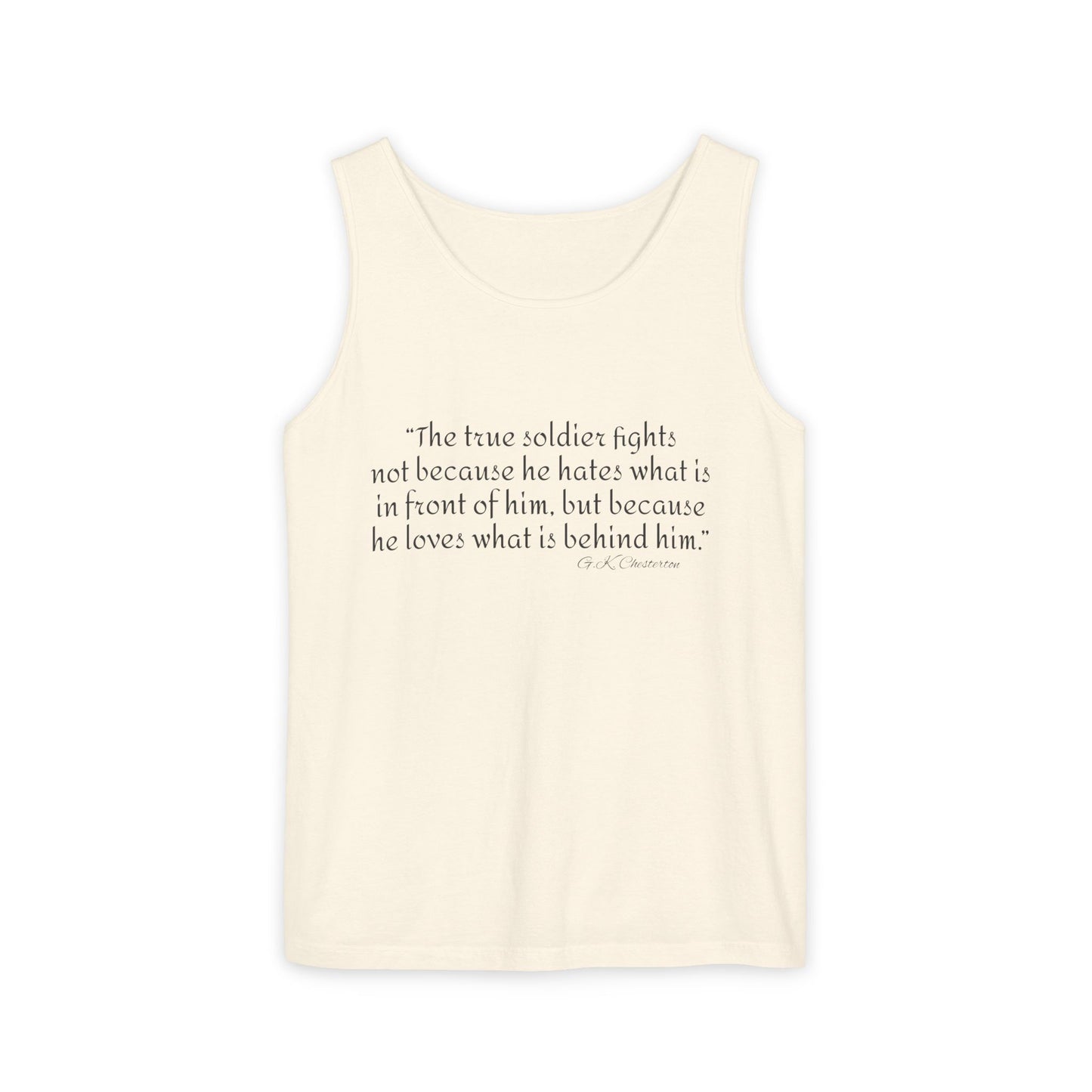 Inspirational Quote Tank Top for Men Women