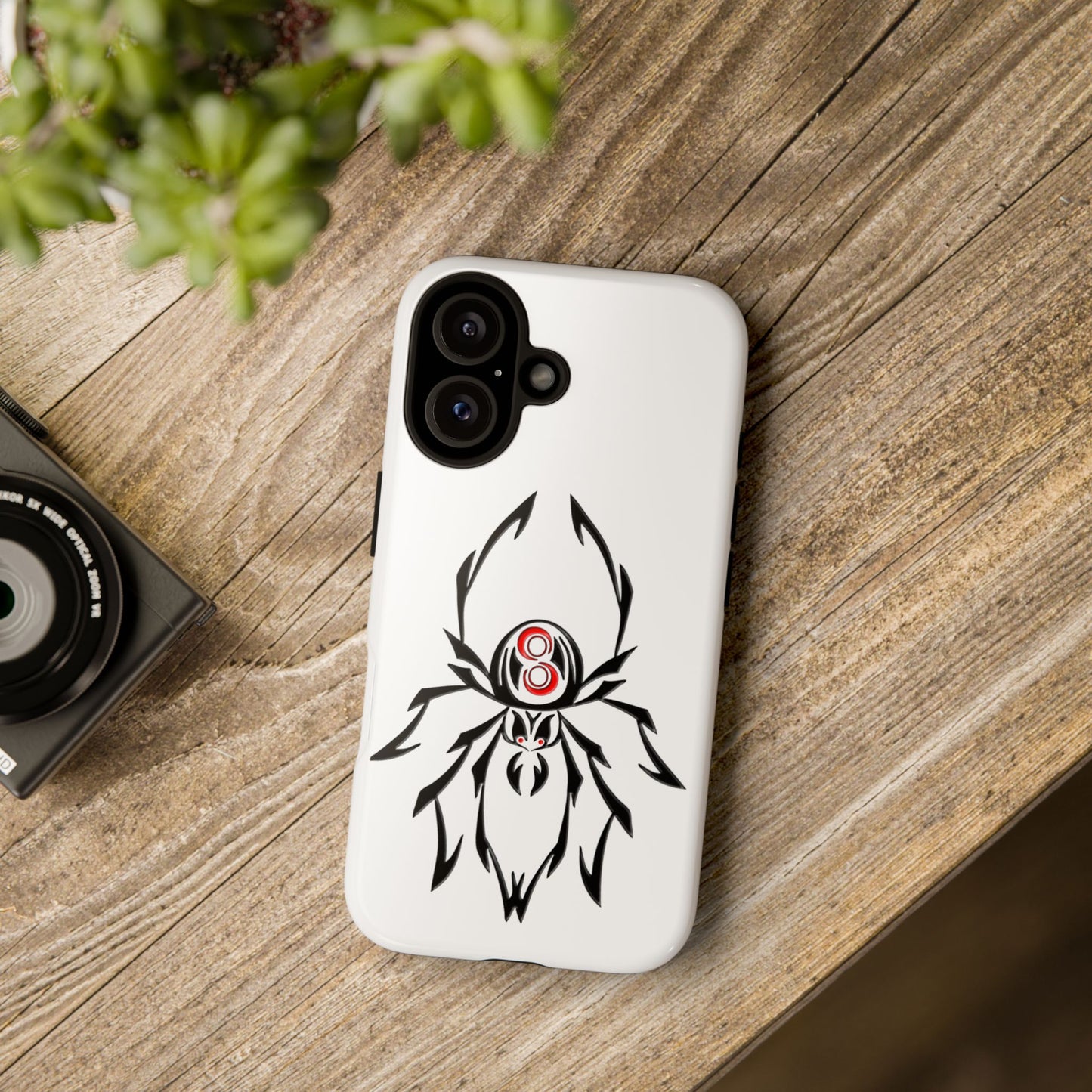 Spider Phone Case, Tough Cases, Stylish Accessory, Gift for Teens, Unique Design, Halloween Decor