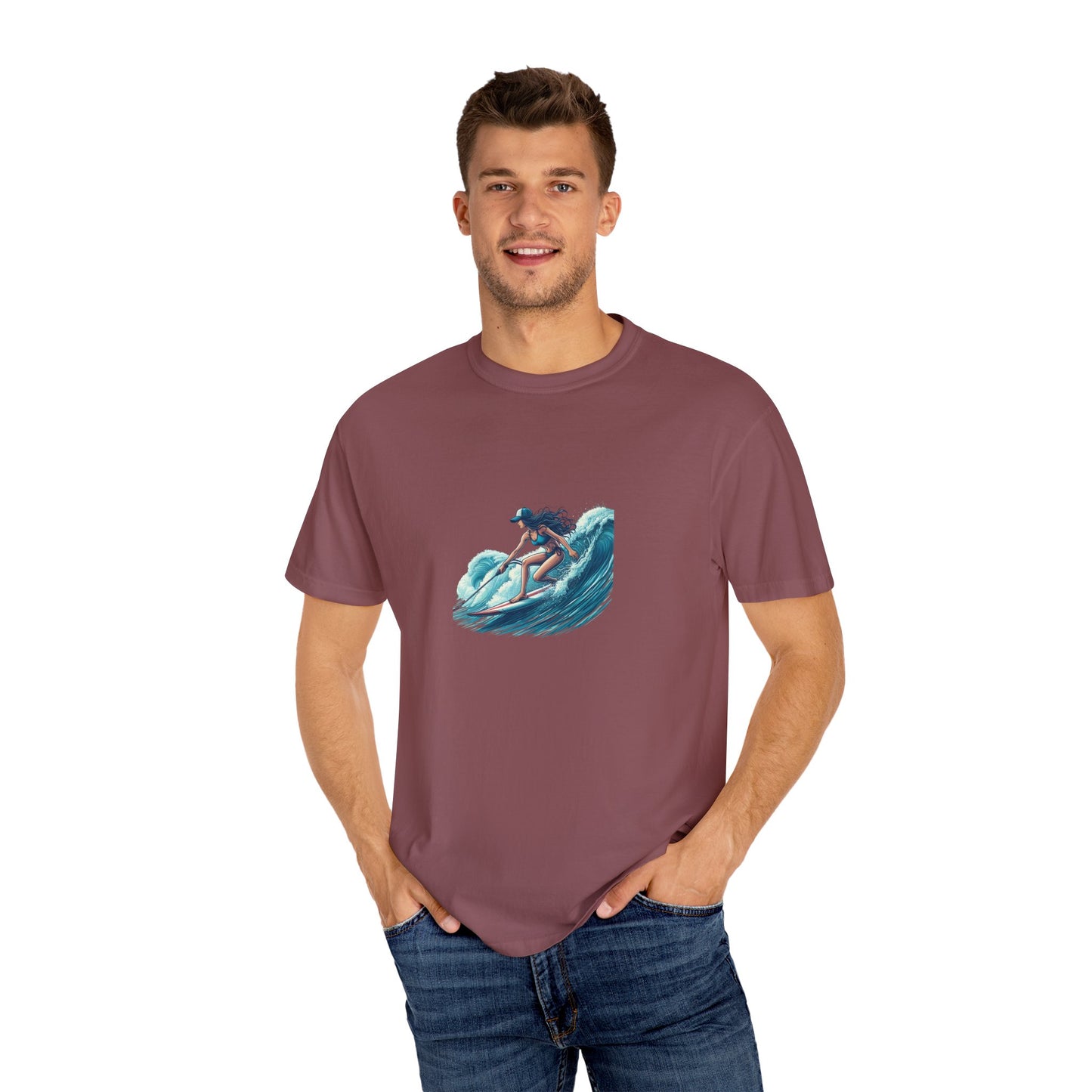 California Surf Style T-Shirt, Unisex Beach Tee, Vintage California Graphic Shirt, Summer Casual Wear, Surfing Enthusiasts Apparel