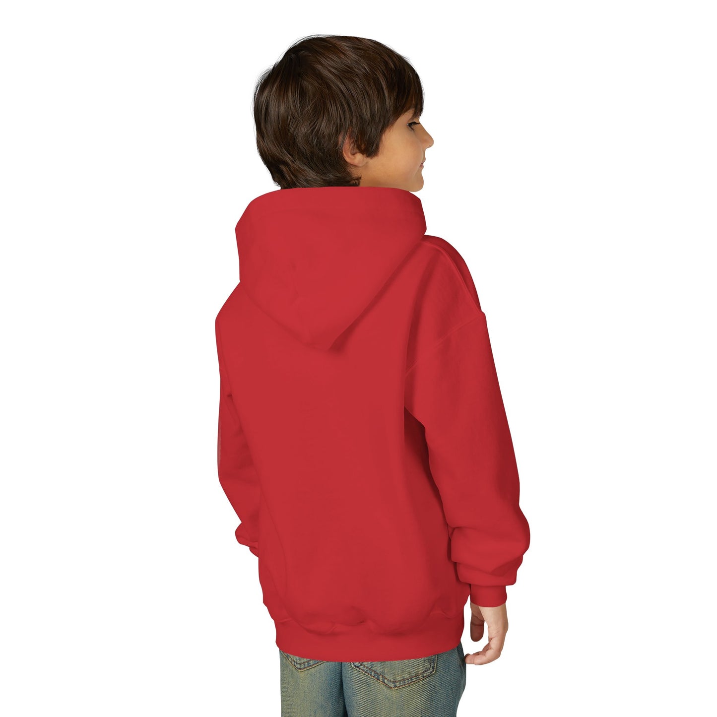 Cute Anime Girl & Puppy Youth Hoodie — Kawaii Kids Pullover for Anime Fans