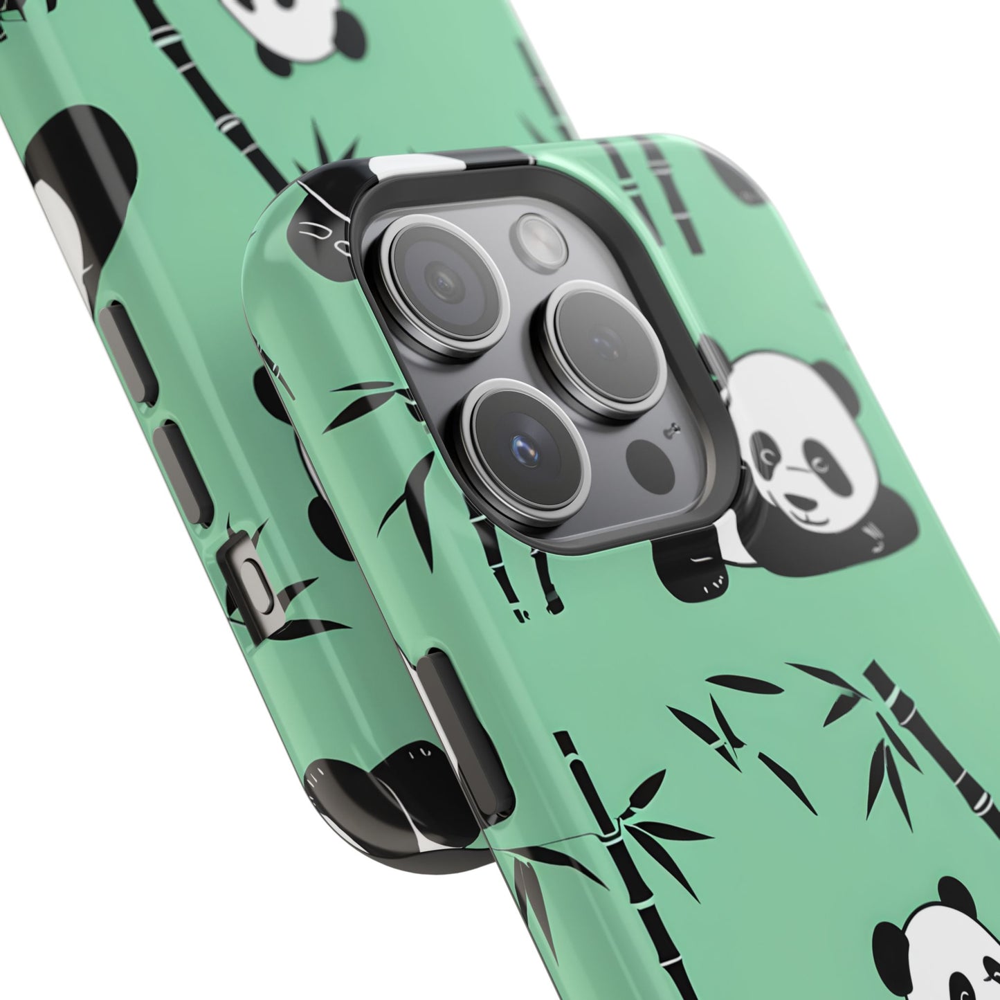 Panda Bamboo Magnetic Impact-Resistant Phone Case