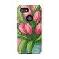 Floral Phone Case with Vibrant Tulips - Tough Cases for Garden Lovers, Spring Gifts, Nature Enthusiasts, Unique Gadget Accessories, [...]