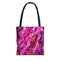 Vibrant Abstract Tote Bag, Colorful Shopping Bag