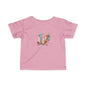 Cute Ice Cream Initial Infant Tee, Baby Shirt, Toddler Clothing, Summer Outfit, Personalized Gift, Kids Apparel