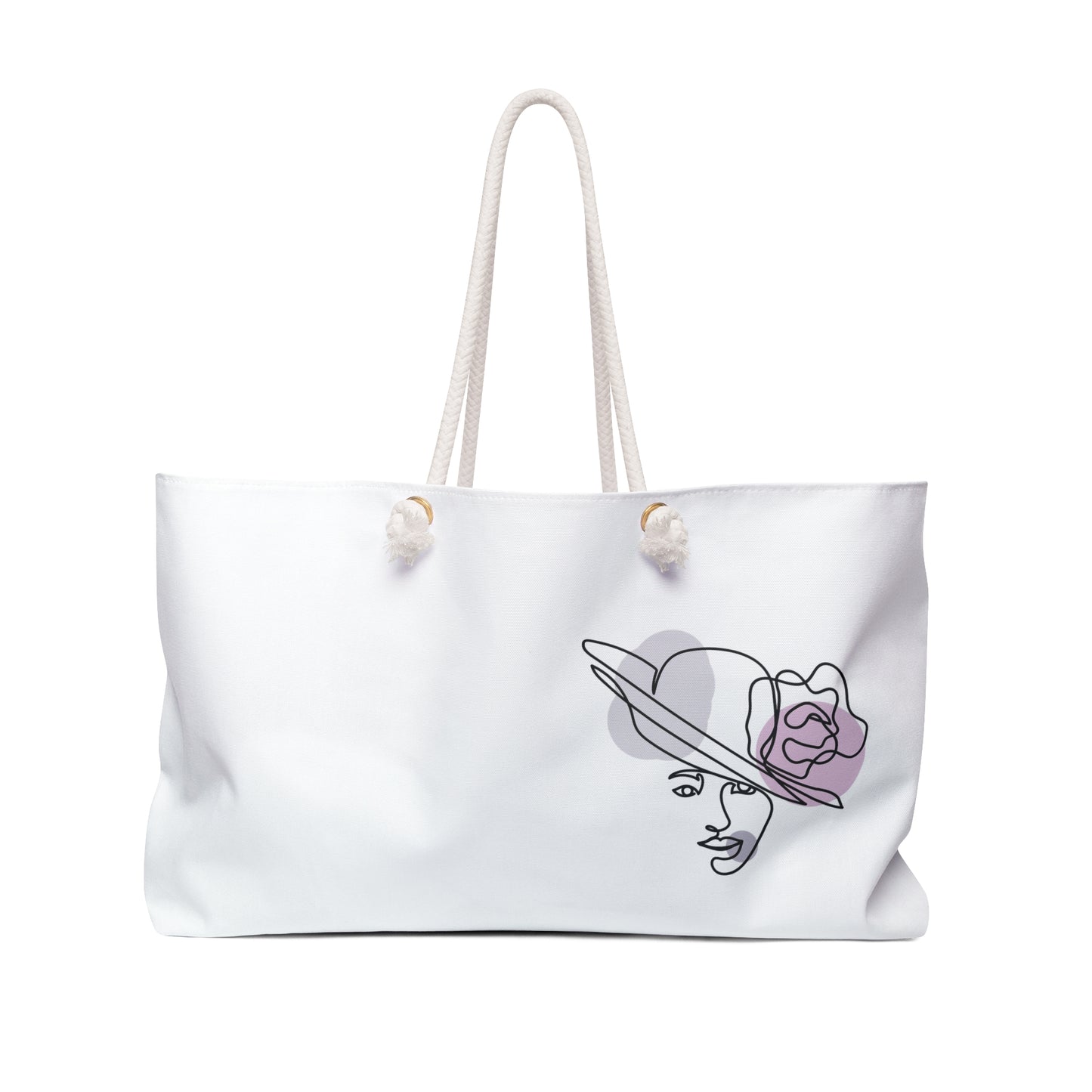 Chic Weekender Bag - Stylish Tote for Getaways, Travel, Beach, Gym, Fashionable Storage for Everyday Essentials