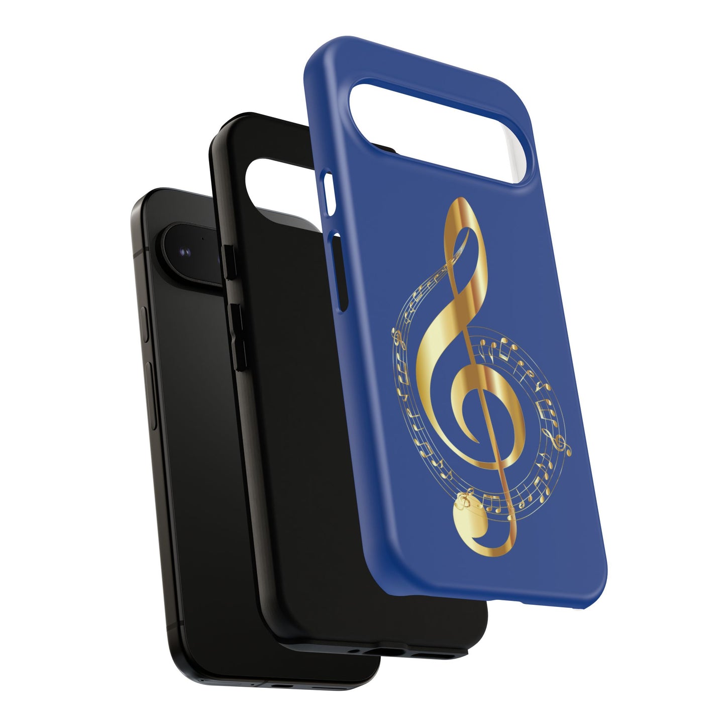 Tough Cases Blue and Gold Musical Note