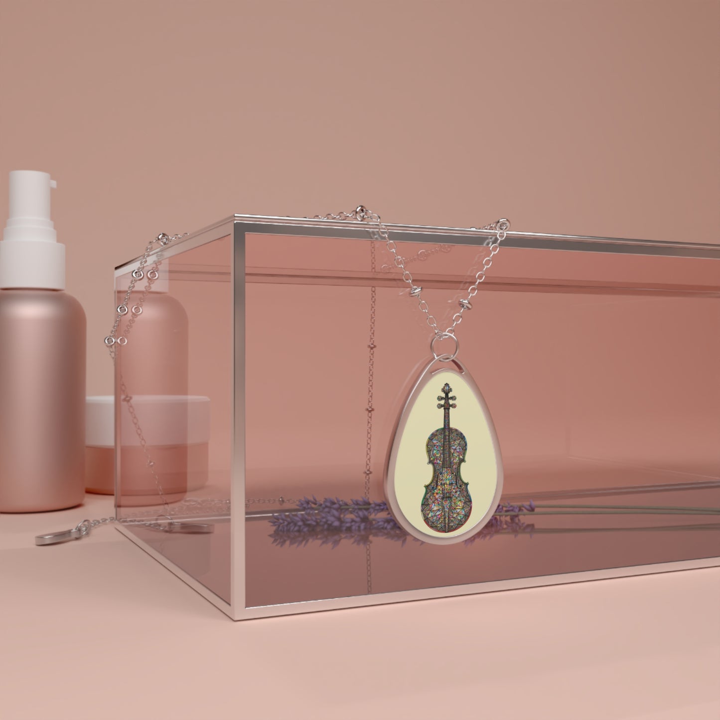 Elegant Violin Pendant Necklace - Music Lover Jewelry, Unique Gift, Artistic Accessory, Personal Touch, Everyday Elegance