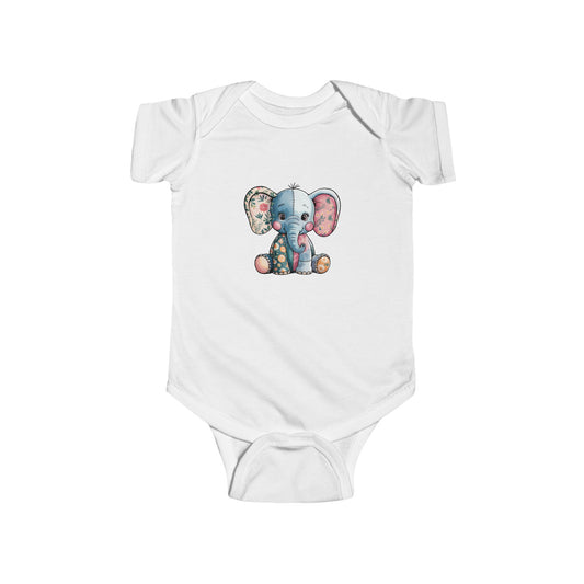 Adorable Elephant Infant Bodysuit, Baby Shower Gift, Cute Toddler Outfit, Newborn Clothes, First Birthday Gift, Unisex Babywear