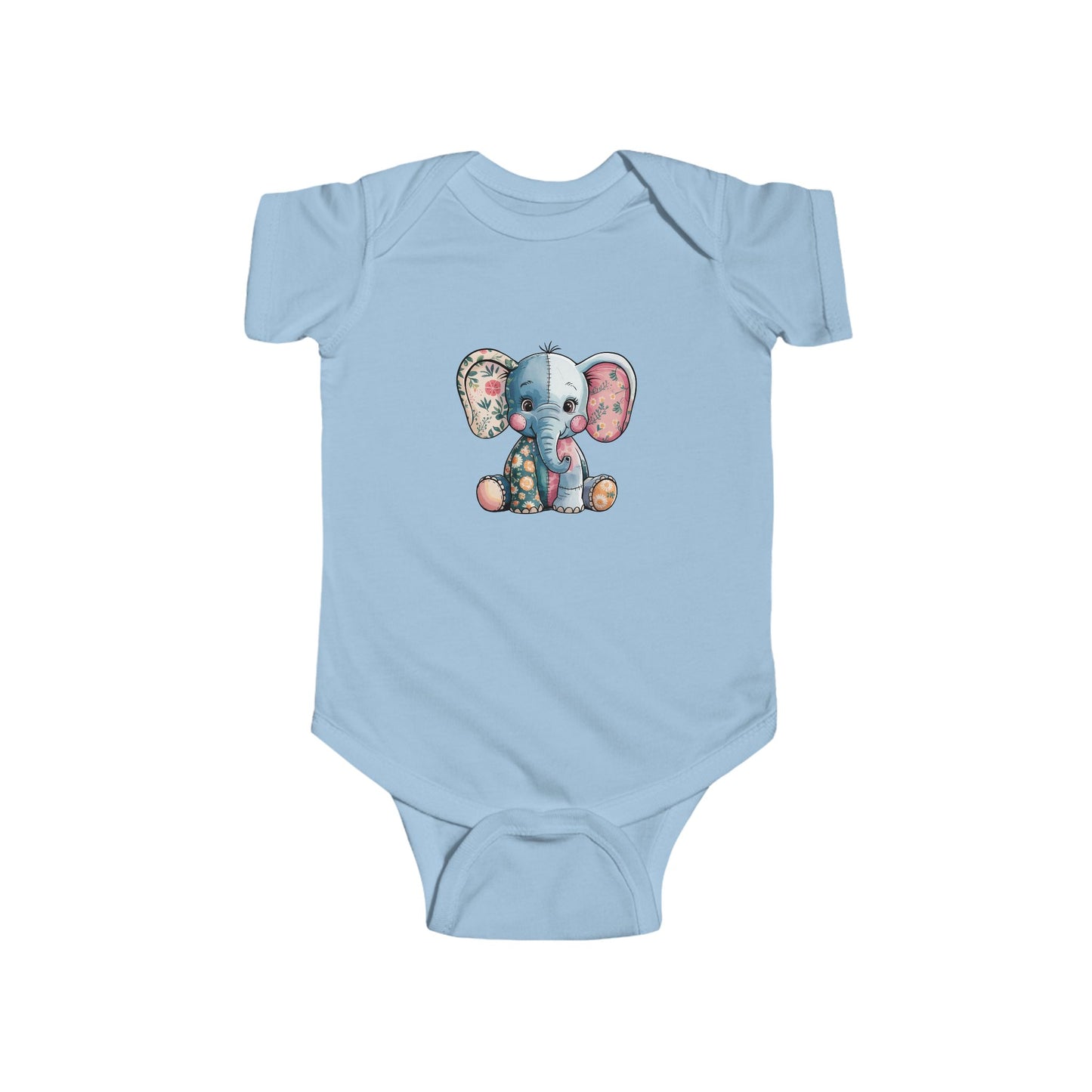 Adorable Elephant Infant Bodysuit, Baby Shower Gift, Cute Toddler Outfit, Newborn Clothes, First Birthday Gift, Unisex Babywear