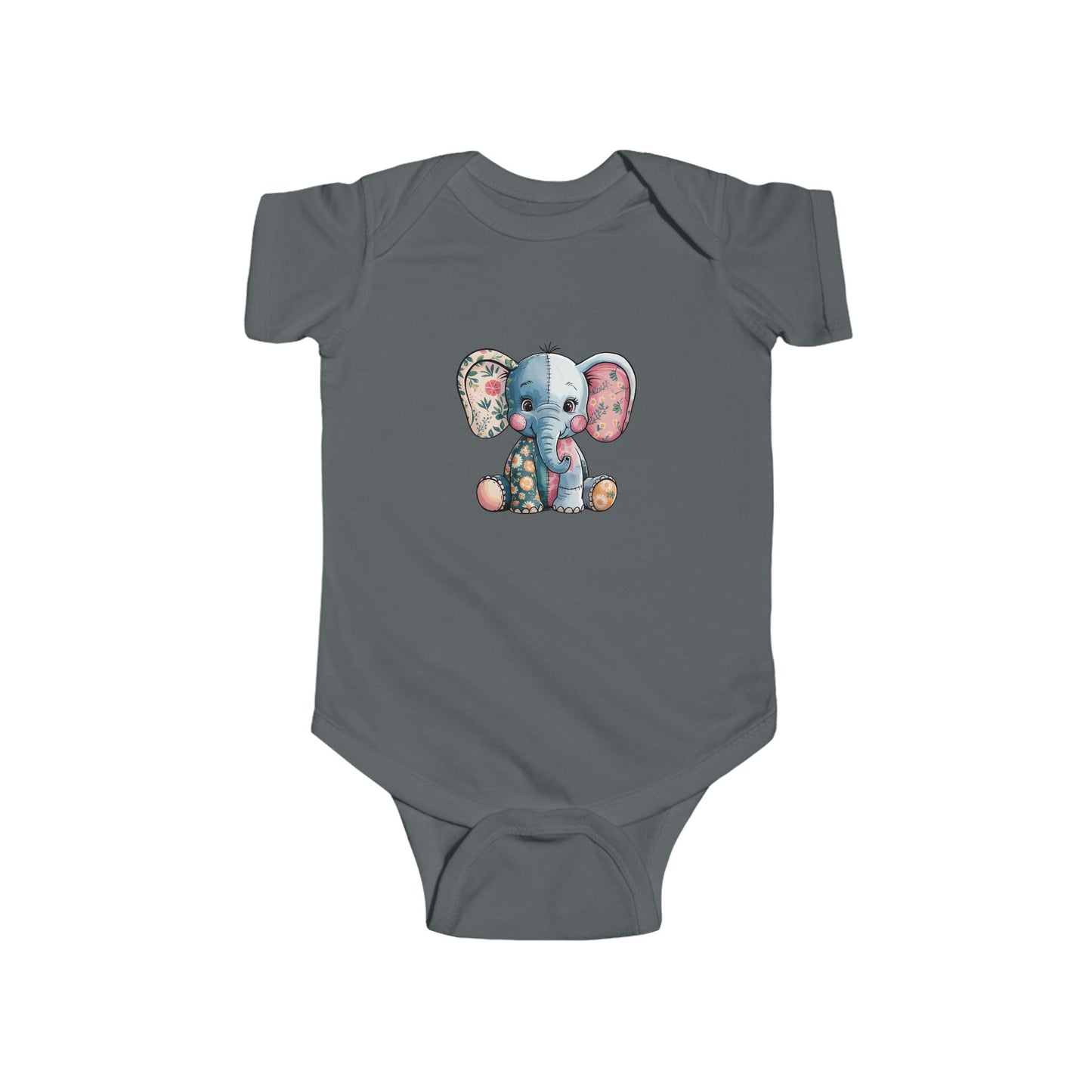 Adorable Elephant Infant Bodysuit, Baby Shower Gift, Cute Toddler Outfit, Newborn Clothes, First Birthday Gift, Unisex Babywear