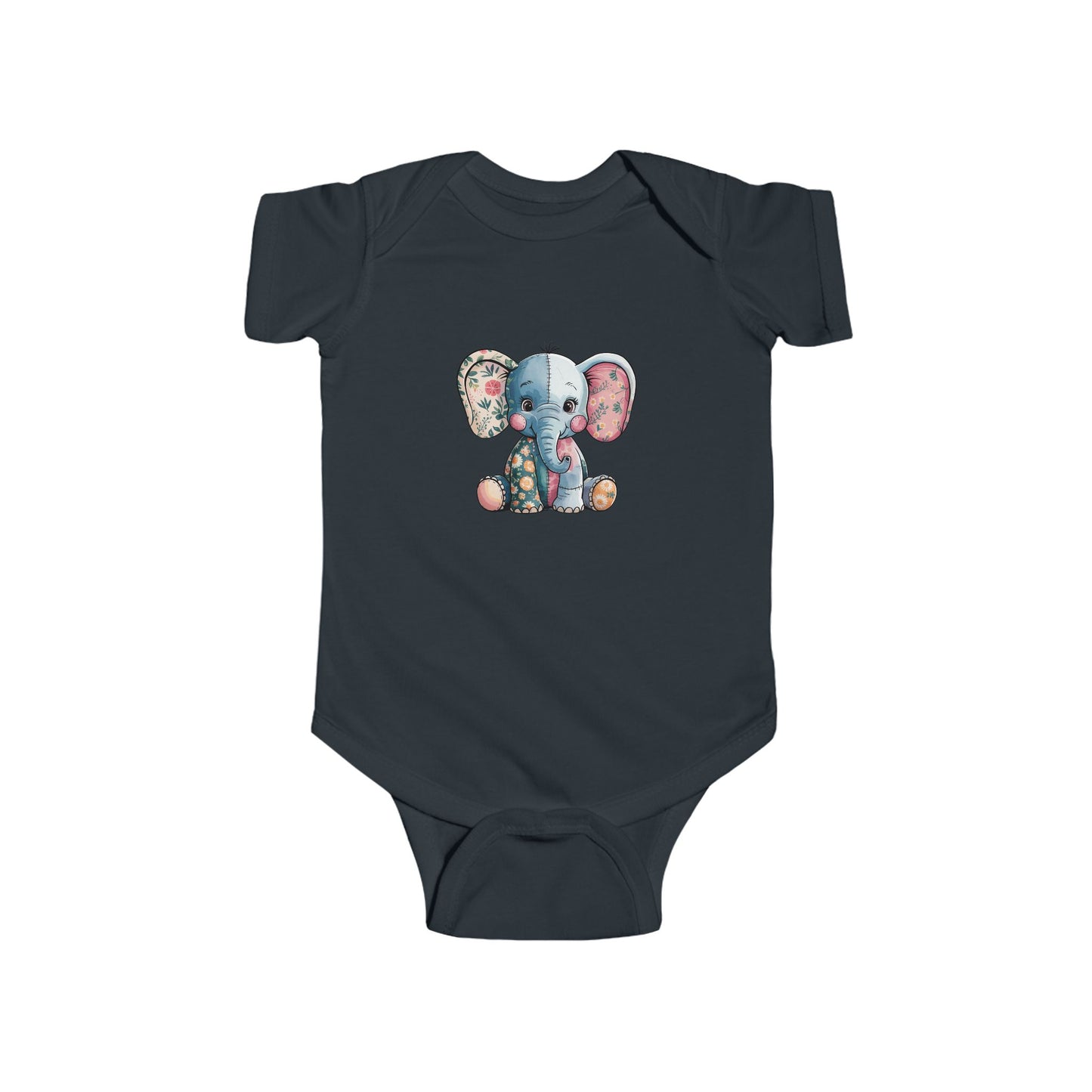 Adorable Elephant Infant Bodysuit, Baby Shower Gift, Cute Toddler Outfit, Newborn Clothes, First Birthday Gift, Unisex Babywear