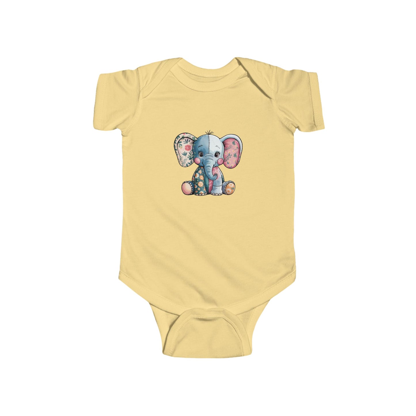 Adorable Elephant Infant Bodysuit, Baby Shower Gift, Cute Toddler Outfit, Newborn Clothes, First Birthday Gift, Unisex Babywear